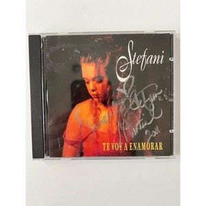 Stefani Te Voy A Enamorar CD Autographed? Sony Discos CDA 81184 1994 Play Tested